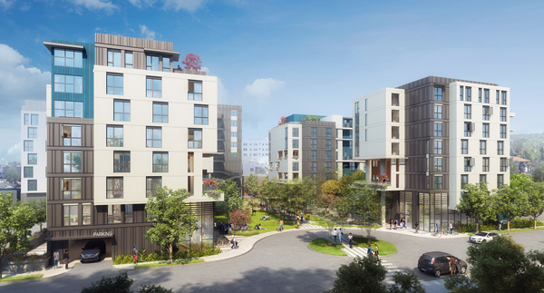 Circular economy diagram for sustainable building in Los Angeles